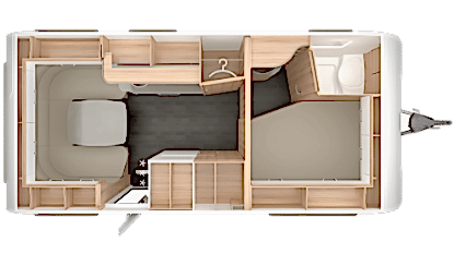 Tabbert Vivaldi 490 TD 2023 Çekme Karavan